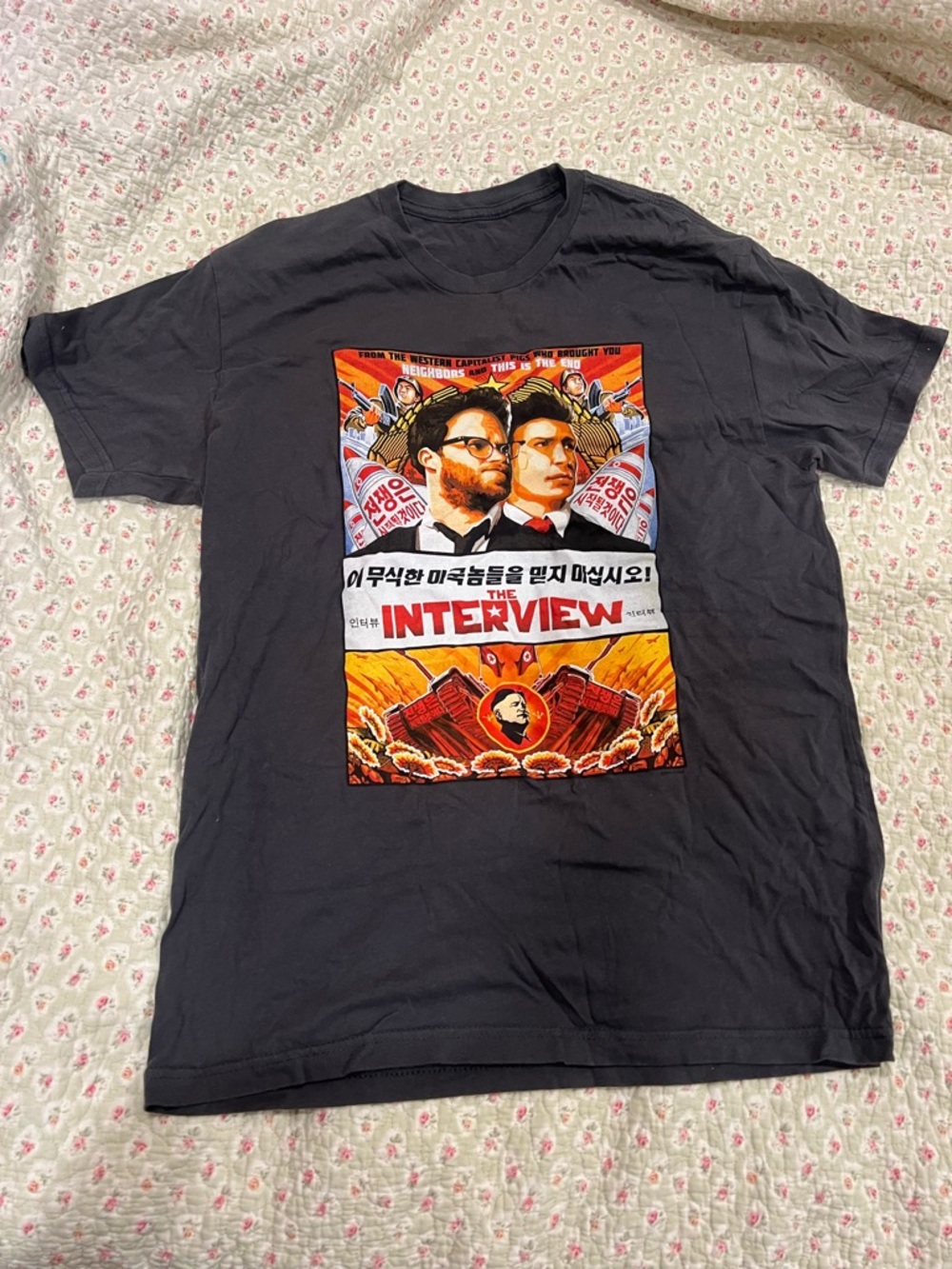 The Interview Short-Sleeve Graphic Tee - Black